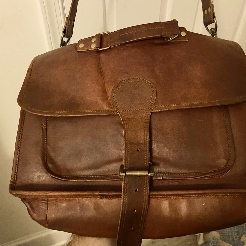 Emerson Perry Leather Messenger bag